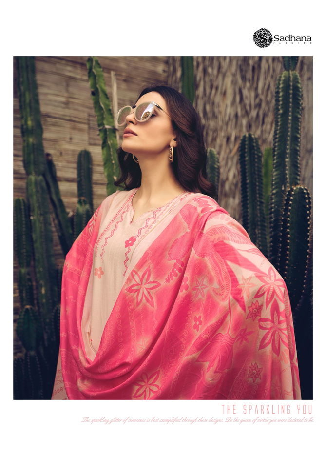 Kavleen By Sadhana Muslin Silk Printed Suits Wholesale Price In Surat